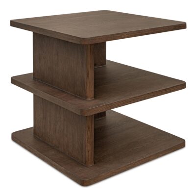 Alternative view of Casey Side Table Dark Brown