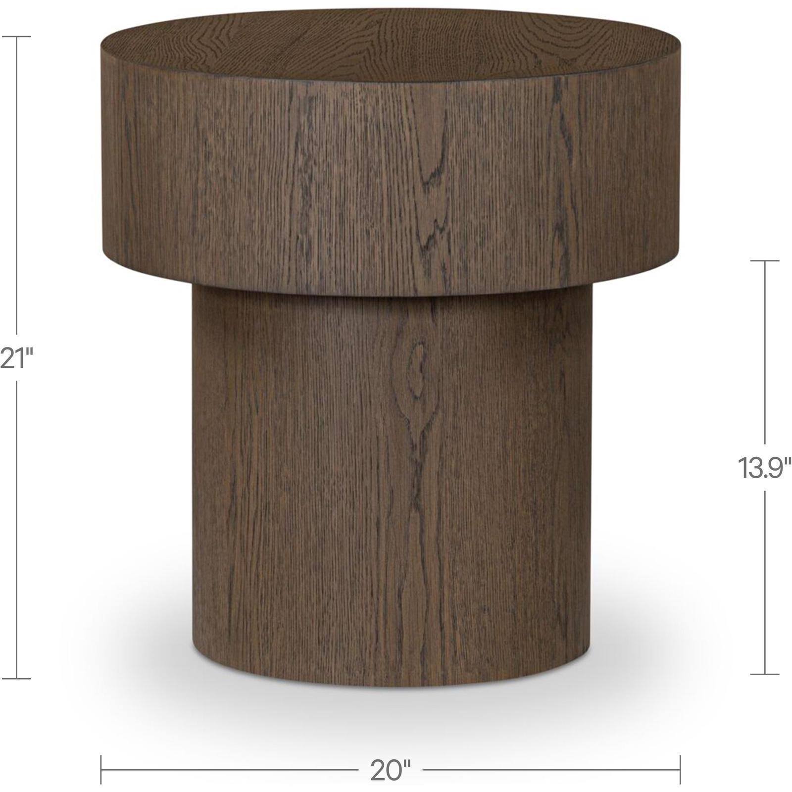 Corey Side Table Dark Brown - Image 3