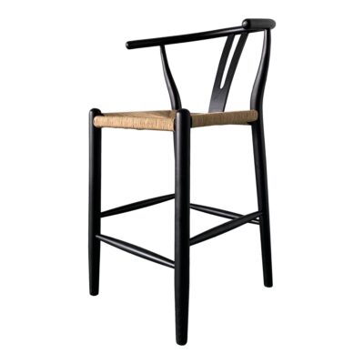Alternative view of Ventana Counter Stool Black And Natural