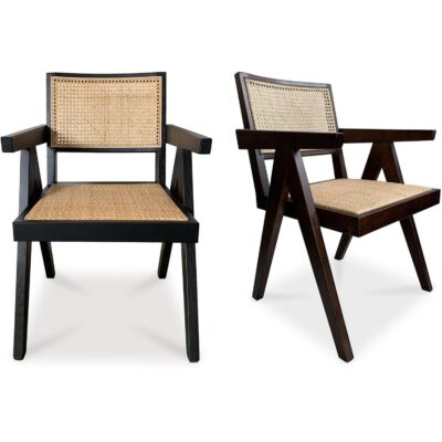Alternative view of Takashi Chair Dark Brown-Set of Two