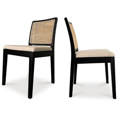 Orville Dining Chair Black-Set of Two