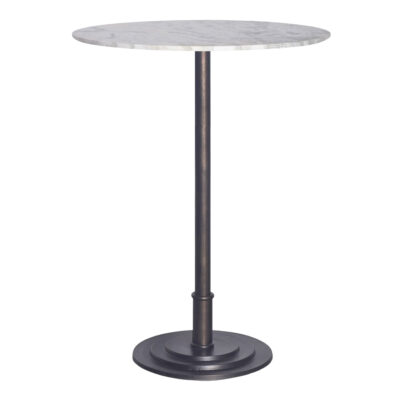Tori Outdoor Bar Table White Marble
