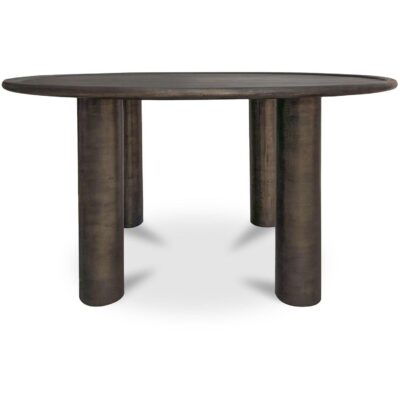 Deacon Outdoor Dining Table Deep Bronze