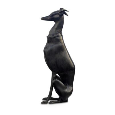 Alternative view of Duke Cast Aluminum Sculpture Black