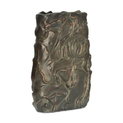 Alternative view of Sabine Cast Aluminum Vase Antique Brass