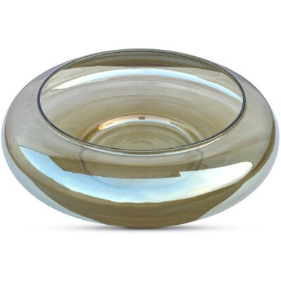 Alternative view of Polene Glass Bowl Large Smoky Brown