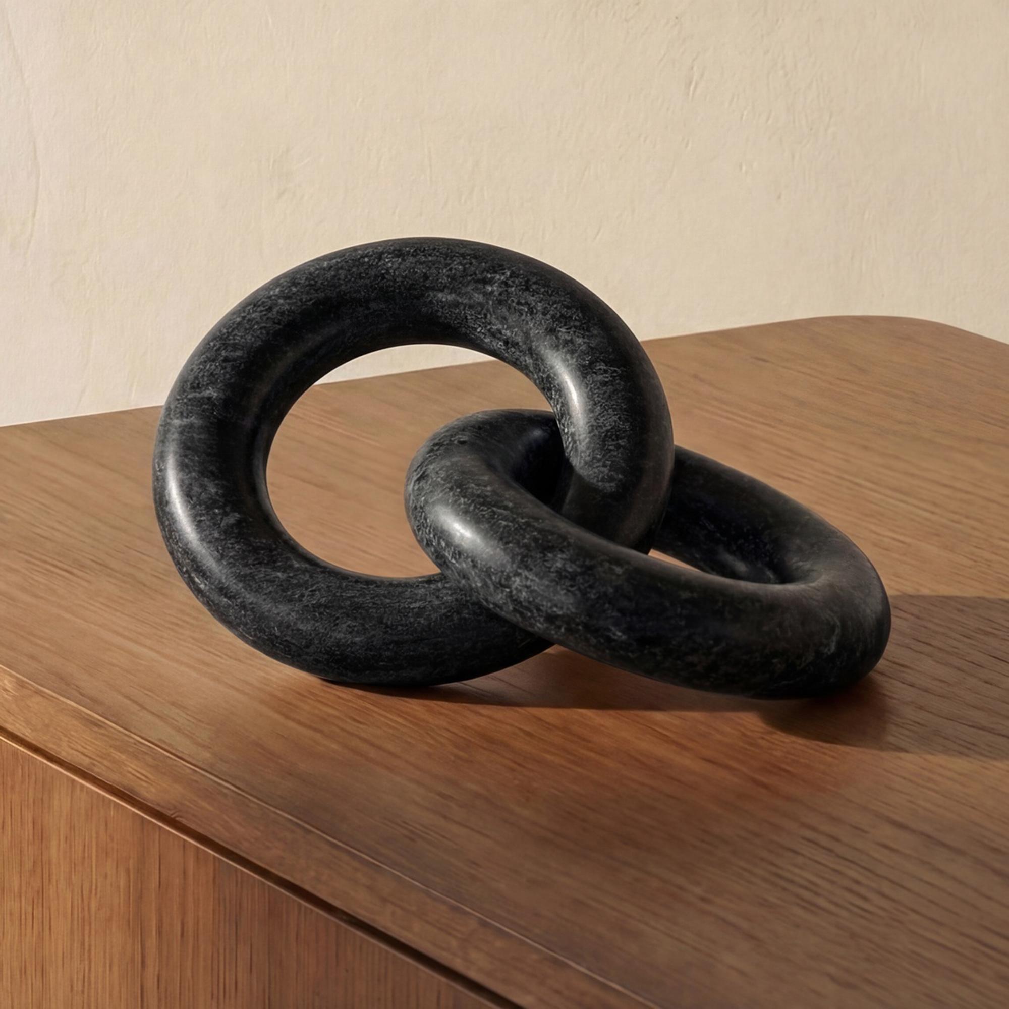 Hera Tabletop Decor Black Marble - Image 2