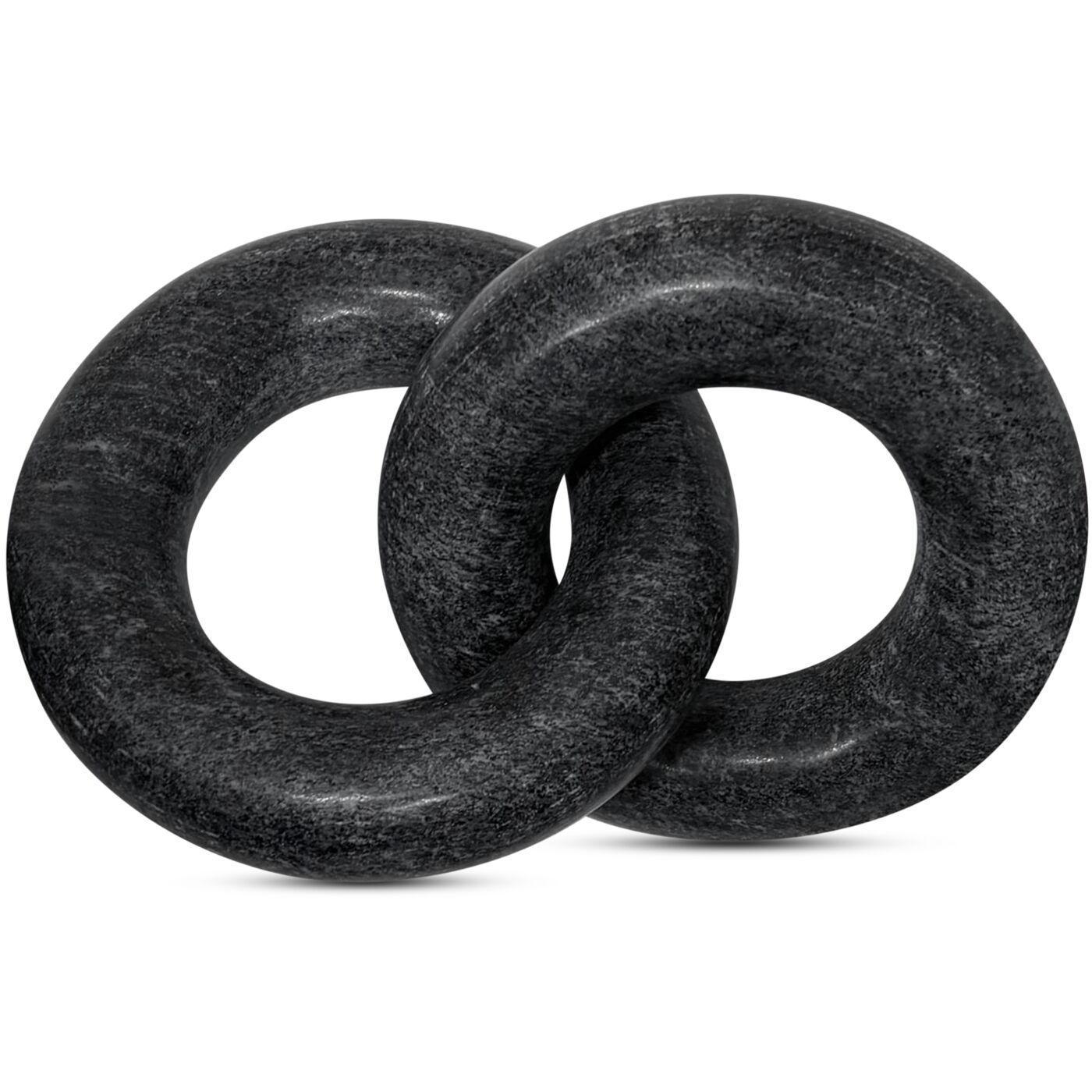 Hera Tabletop Decor Black Marble