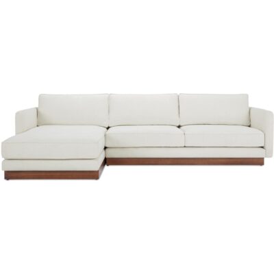 Vernon Left Sectional White