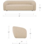Faye Sofa Beige Boucle - Image 7