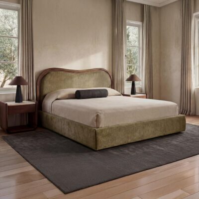 Alternative view of Camilla Queen Bed Green FO-1037-16-0