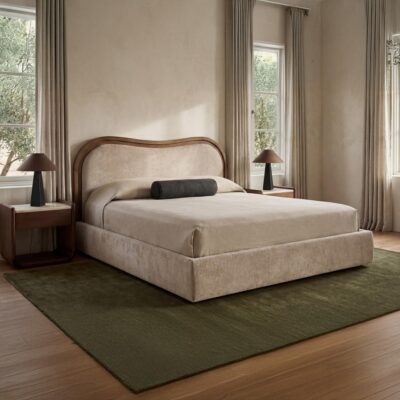 Alternative view of Camilla King Bed Oat