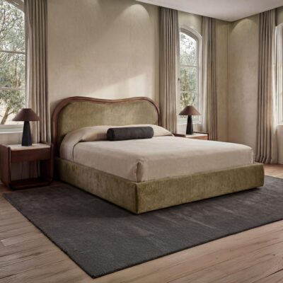 Alternative view of Camilla King Bed Green