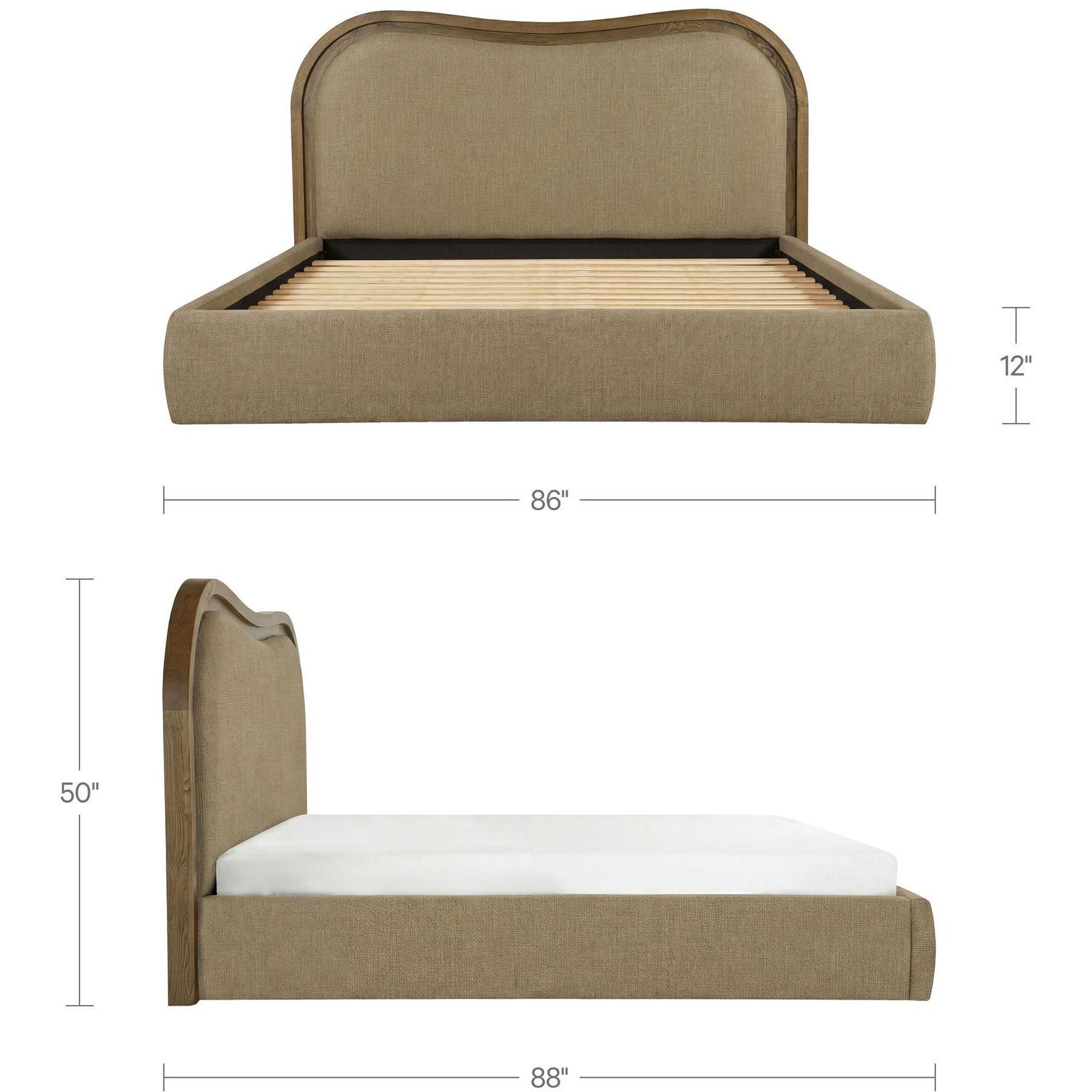 Camilla King Bed Green - Image 3