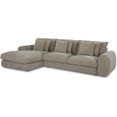 Alternative view of Berga Sectional Left Pebble
