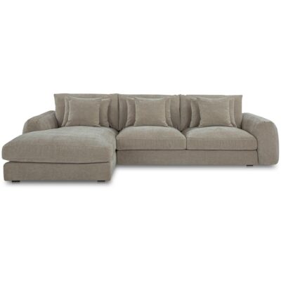 Berga Sectional Left Pebble