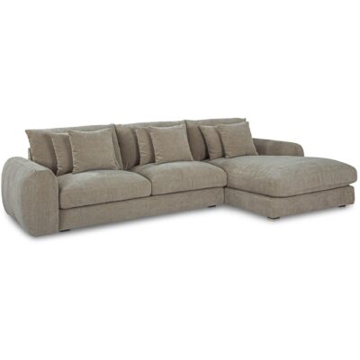 Alternative view of Berga Sectional Right Pebble