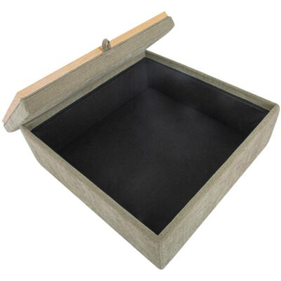 Alternative view of Montana Storage Ottoman Washed Green