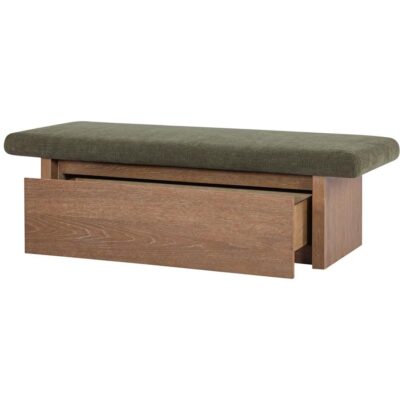 Alternative view of Gemma Storage Bench Dark Green