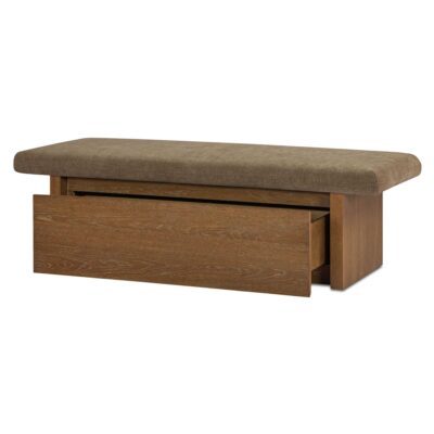 Alternative view of Gemma Storage Bench Taupe