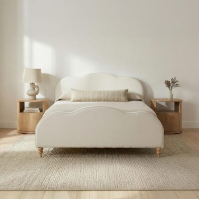 Alternative view of Jacqueline King Bed Cream