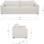 Farrow Sofa Flecked Oat 17 Farrow Sofa Flecked Oat - Image 9