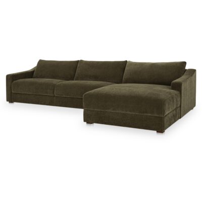 Alternative view of Farrow Sectional Cedar Green Right