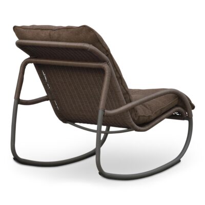 Alternative view of Lyra Outdoor Rocking Chair Brown