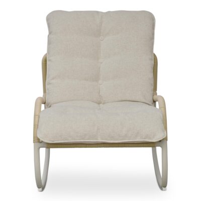 Lyra Outdoor Rocking Chair Beige