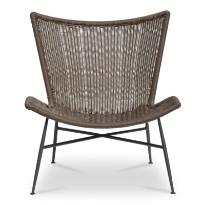 Paige Outdoor Accent Chair Brown