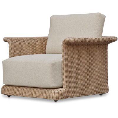 Alternative view of Meredith Outdoor Accent Chair Beige