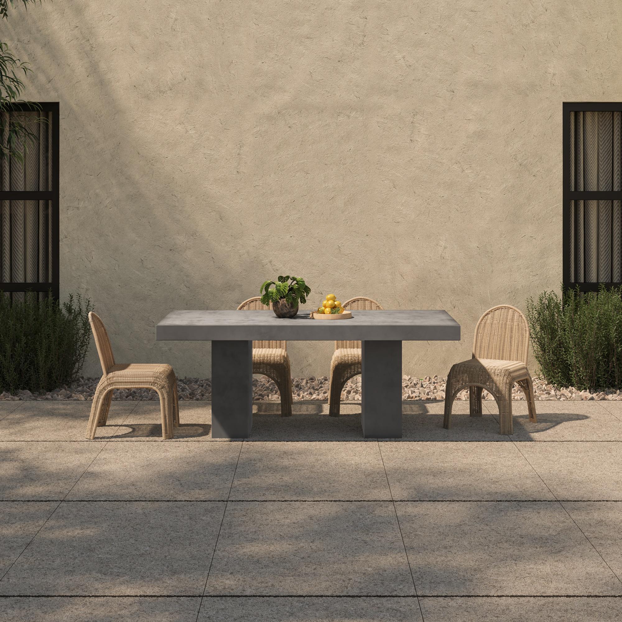 Kendall Outdoor Dining Chair Natural-Set of Two 10 Kendall Outdoor Dining Chair Natural-Set of Two - Image 10