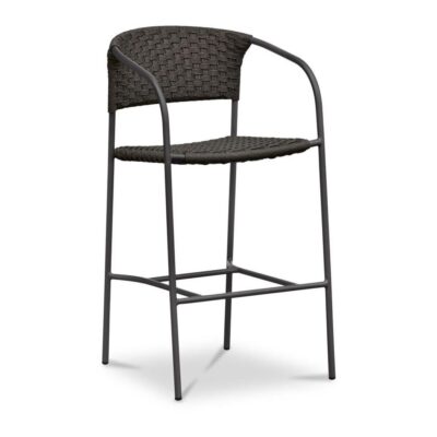 Alternative view of Zola Outdoor Bar Stool Dark Brown
