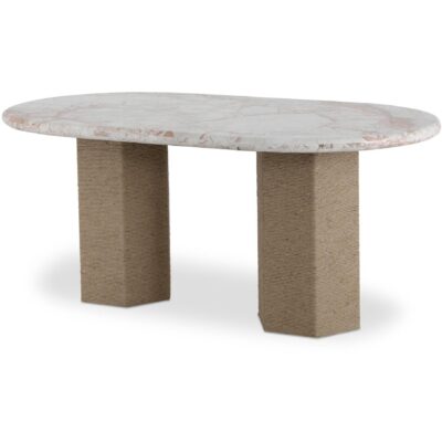 Alternative view of Sartoria Dining Table Breccia Marble
