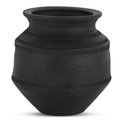 Astra Vessel Black Terracotta