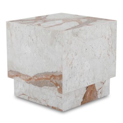 Alternative view of Layla Side Table Breccia Marble