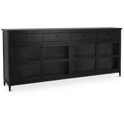 Alternative view of Henry Metal Sideboard Black