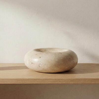 Alternative view of Neso Catchall Natural Travertine