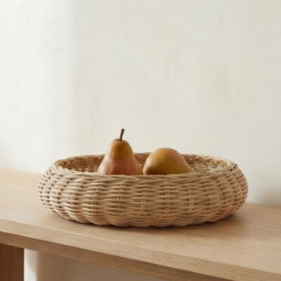 Alternative view of Harding Wicker Bowl Natural