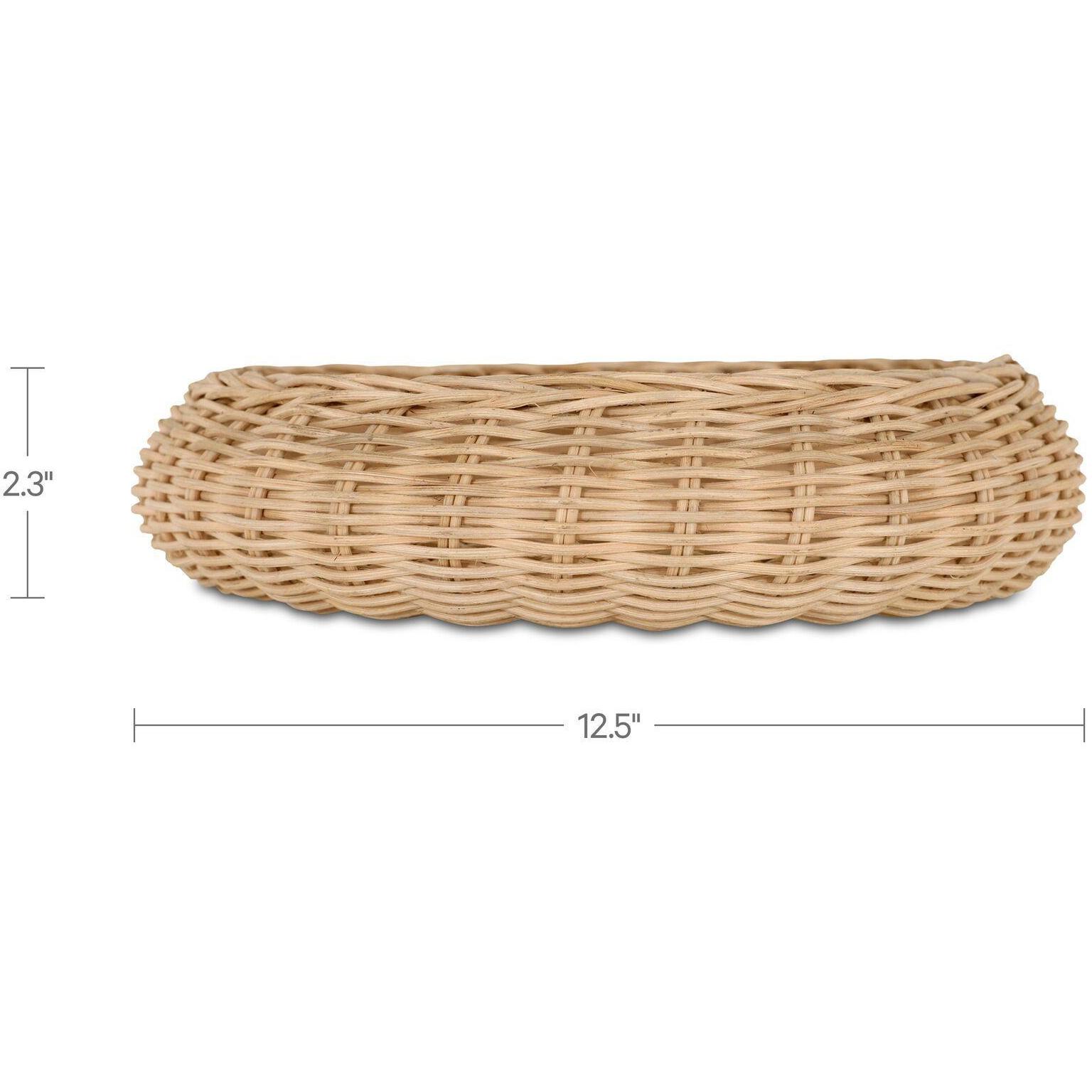 Harding Wicker Bowl Natural - Image 3