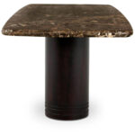 Daphne Dining Table Large Dark Emperador Marble - Image 2