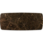 Daphne Dining Table Large Dark Emperador Marble - Image 4
