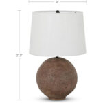 Whit Table Lamp Brown 7 Whit Table Lamp Brown - Image 4