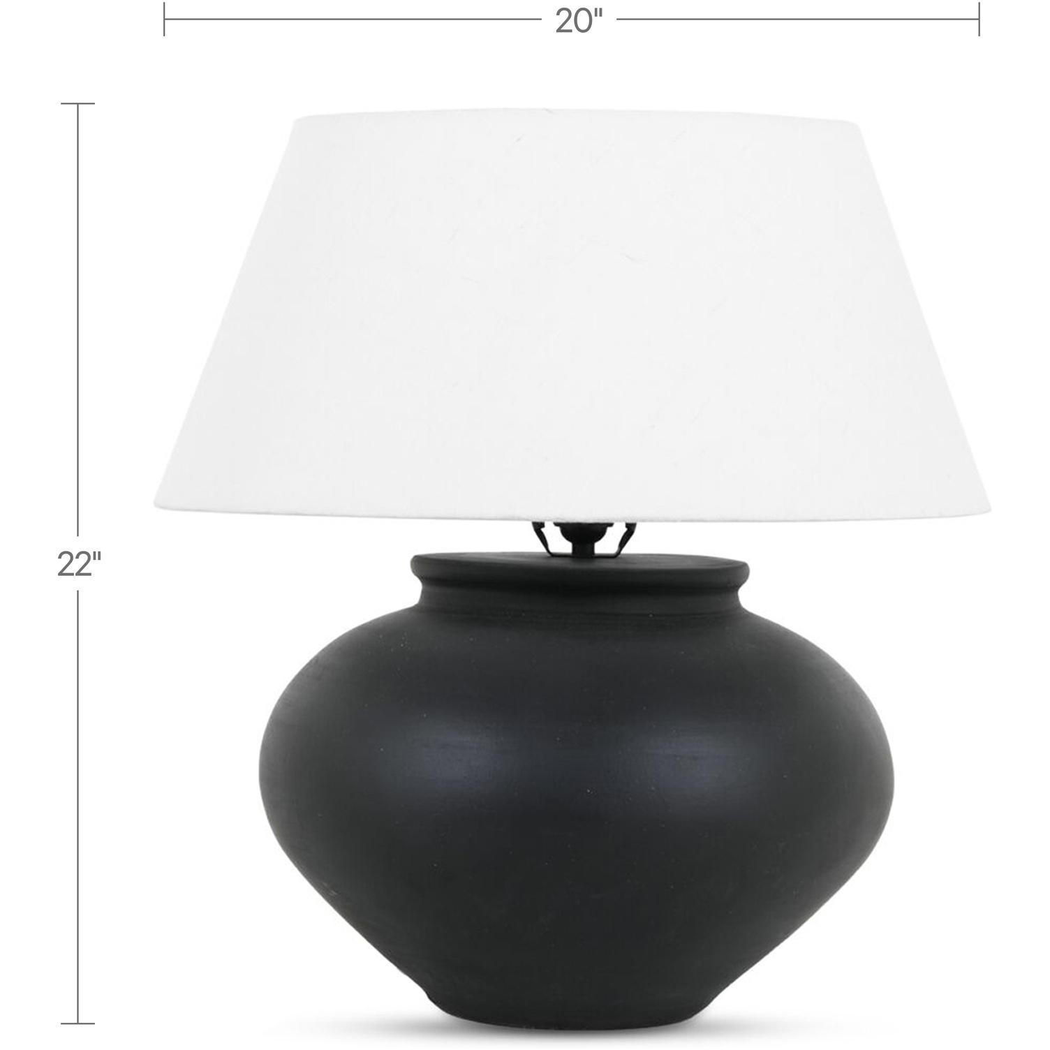 Olia Table Lamp Terracotta 4 Olia Table Lamp Terracotta - Image 4