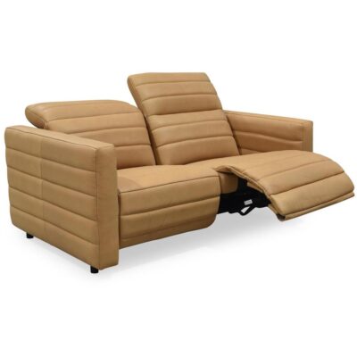 Alternative view of Juno Power Recliner Sofa Tan Leather