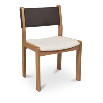 Alternative view of Carol Dining Chair Deep Brown Leather Set of Two