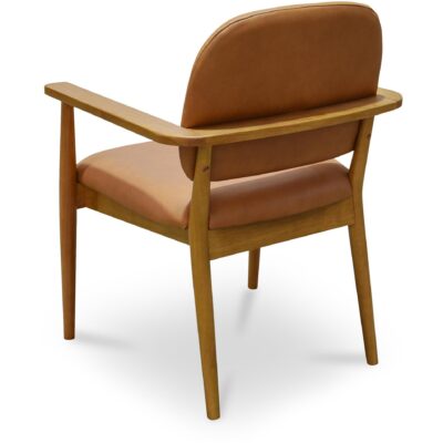 Alternative view of Norrie Dining Chair Brown Leather