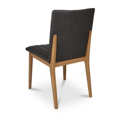 Alternative view of Demi Dining Chair Brown Leather-Set of Two