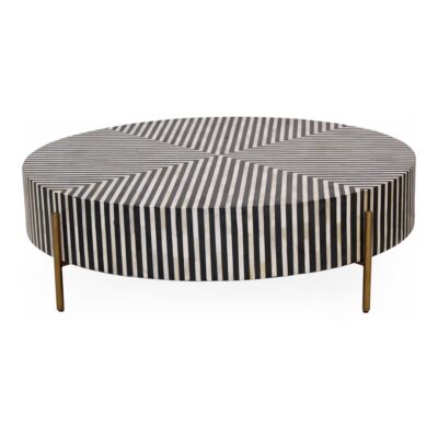 Alternative view of Chameau Medium Coffee Table Black and White