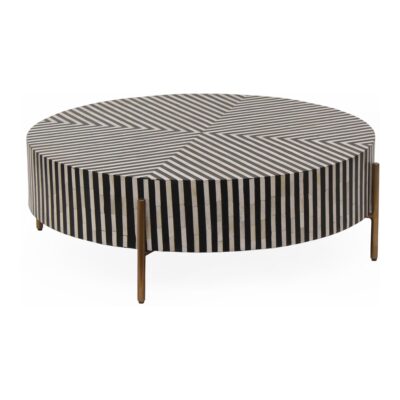 Alternative view of Chameau Small Coffee Table Black and White